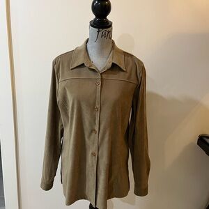 CLEO faux suede jacket